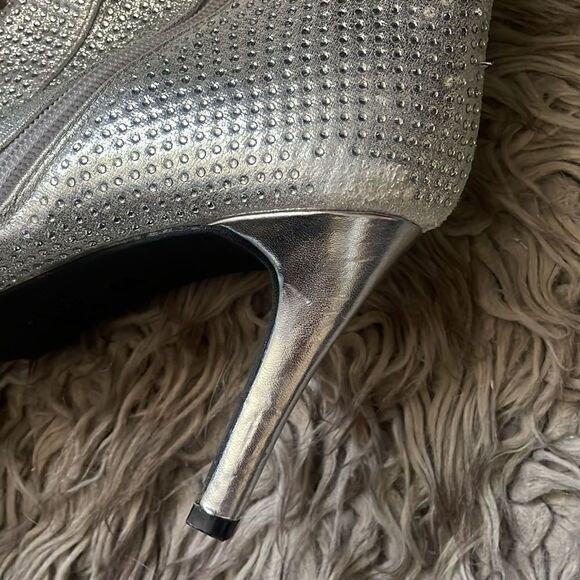 Silver rhinestone cowgirl boots - Picture 6 of 12